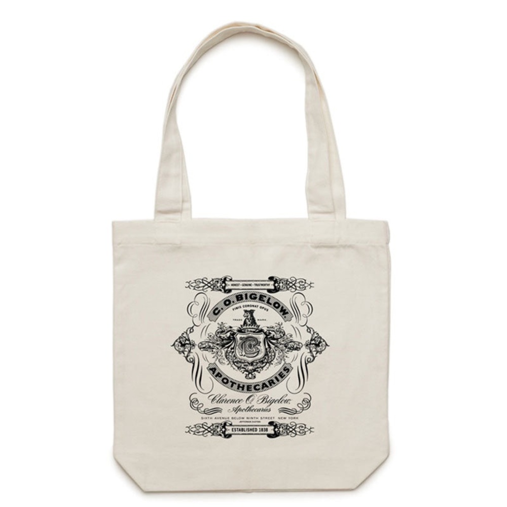 C.O. Bigelow Apothecary Heritage Tote Bag 🫖